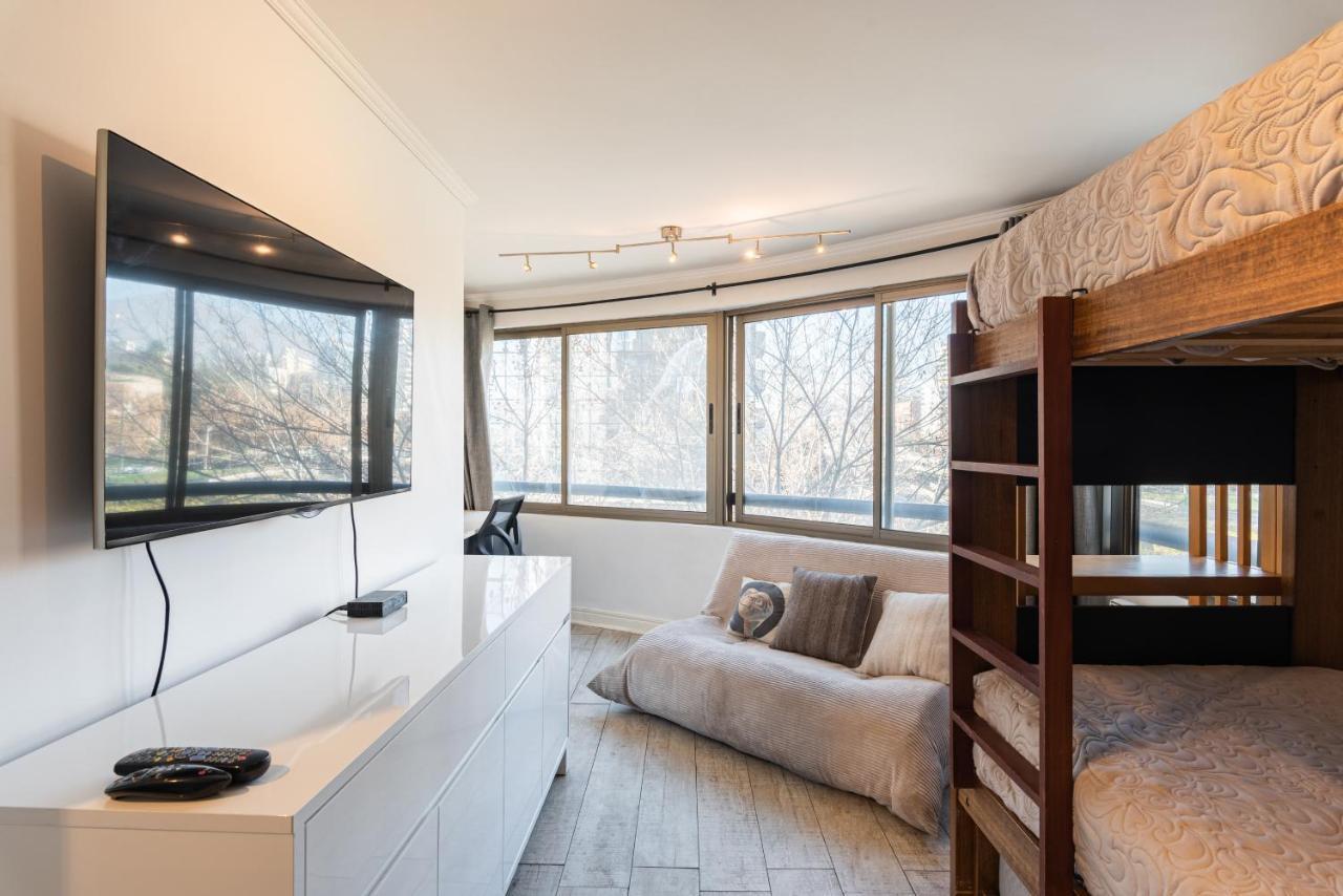 Apartamento Vitacura Zen 2br W/ Parking, Wifi, Gym & Mall Santiago